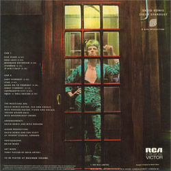 Terry Pastor - David Bowie - Ziggy Stardust (Back cover)