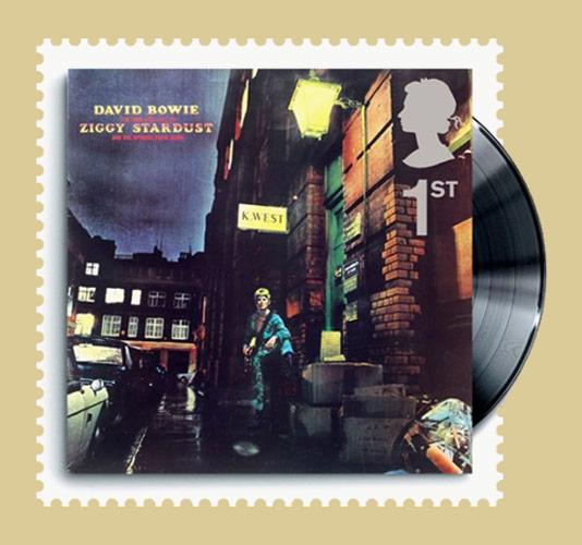 David Bowie - Ziggy Stardust (Royal Mail Stamp)