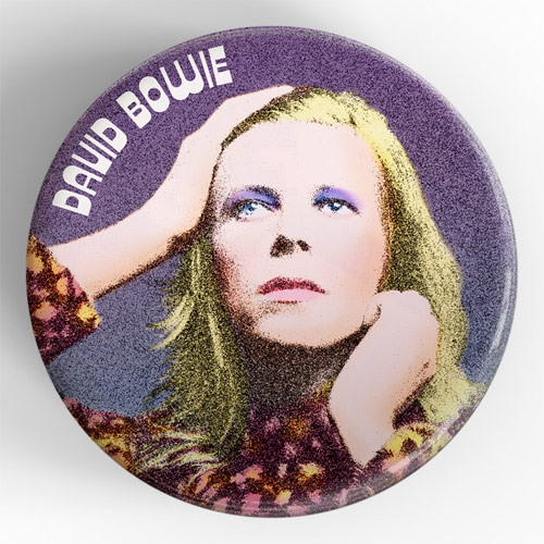 Terry Pastor - David Bowie Giant 3D Vintage Pin Badge