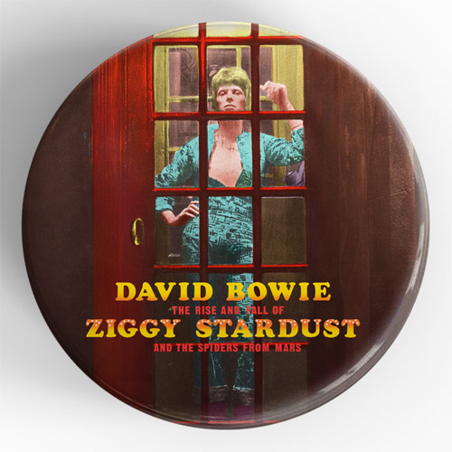 Terry Pastor - David Bowie, The Rise And Fall Of Ziggy Stardust And The Spiders From Mars Giant 3D Vintage Pin Badge